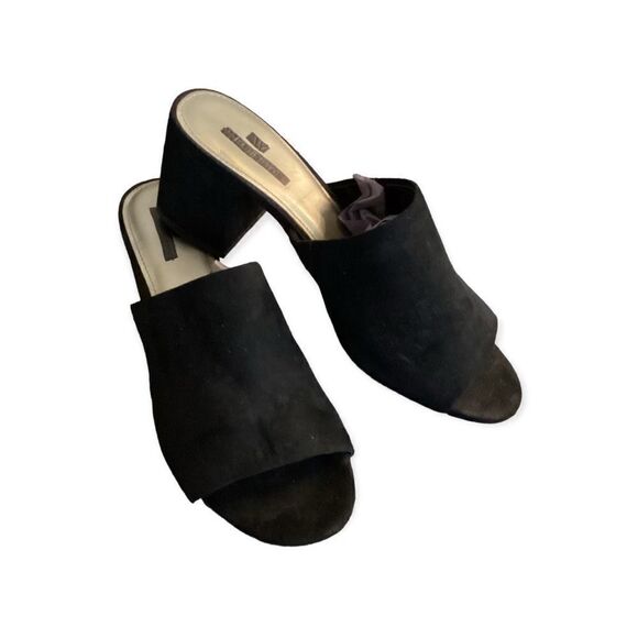 Worthington Fritz Black Faux Suede Slides Size: 8M - Picture 1 of 7